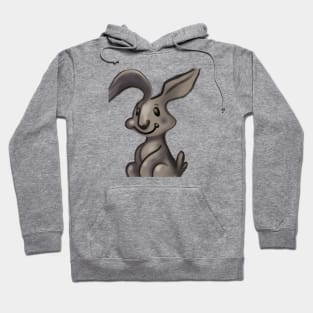 Cute Hare Drawing Hoodie